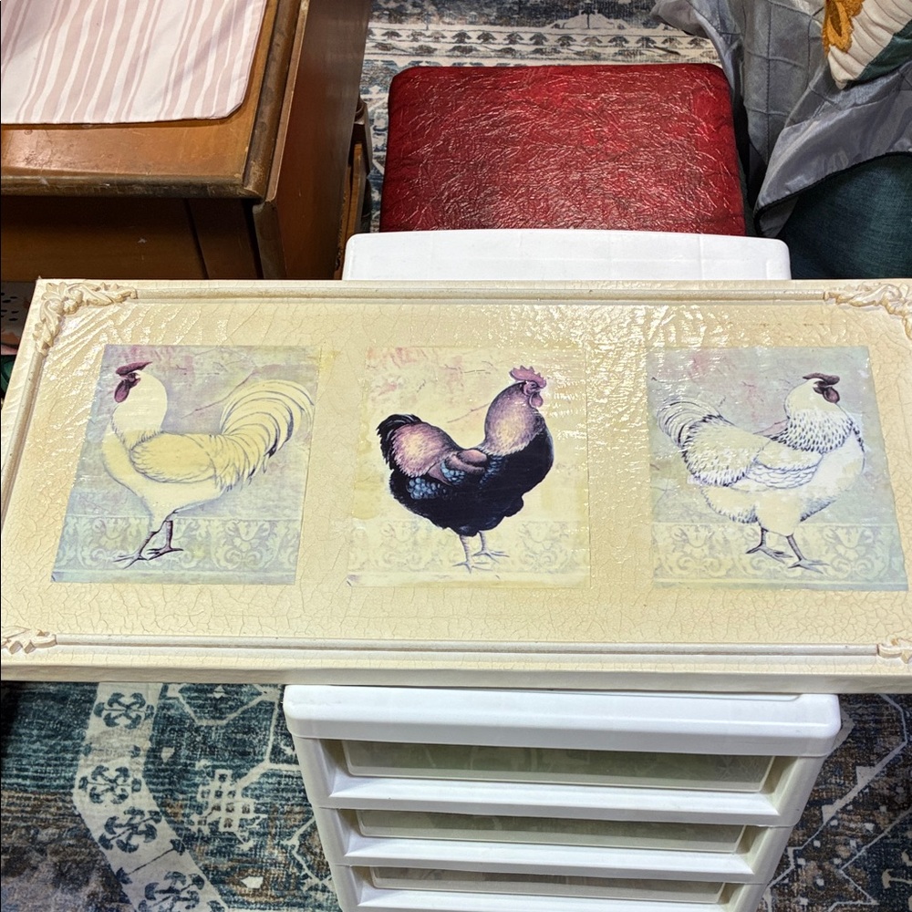 Rustic Rooster Wall Art Decor
